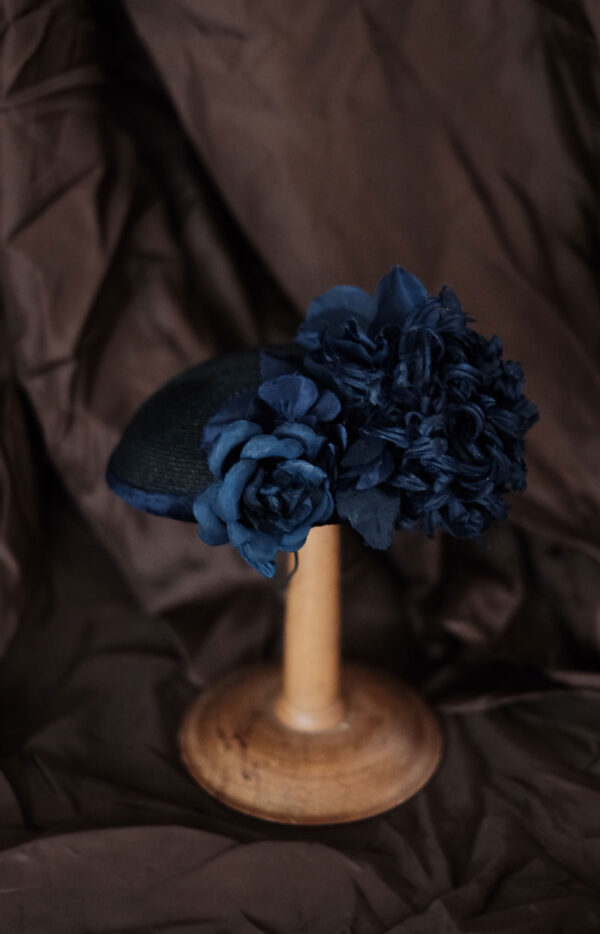 Vintage Tilt Hat Blau