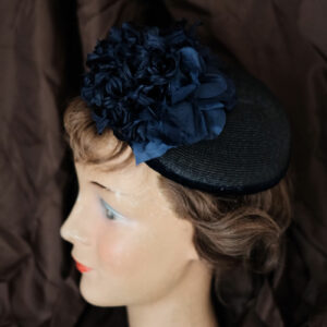 Vintage Tilt Hat Blau